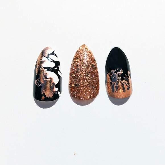 KISS Special Design Halloween Nails Medium Length - Pumpkin Light - Picture 4 of 8